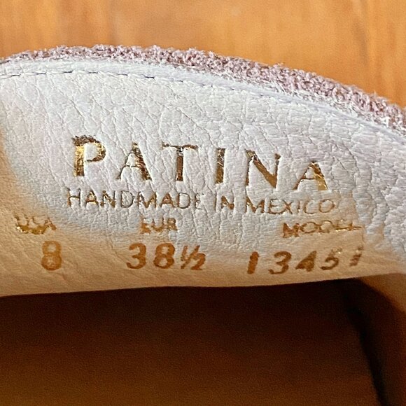 Portland Leather Patina Zoe Chunky Platform Loafer Tan Suede - Picture 7 of 7